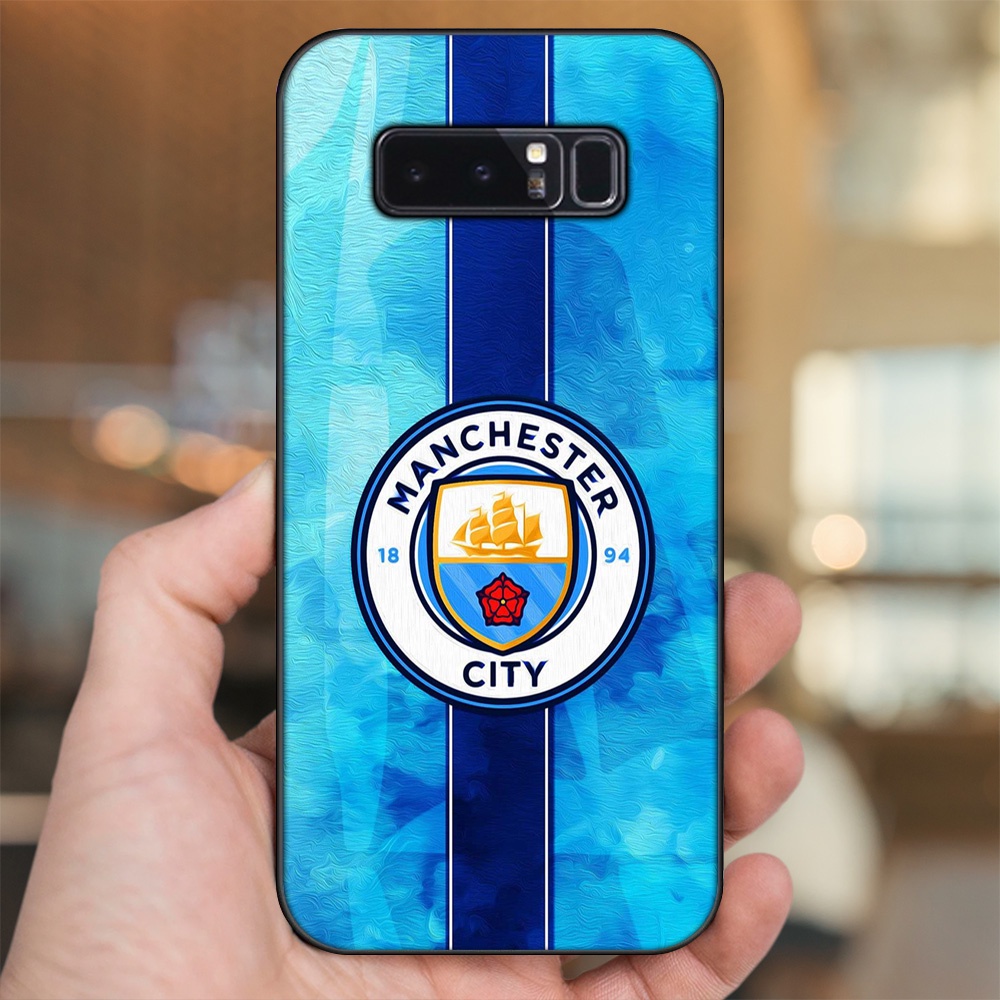 Ốp lưng Samsung Note 8 viền đen in hình Manchester City MC