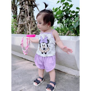 BỘ 2 DÂY COTTON CHO BÉ GÁI