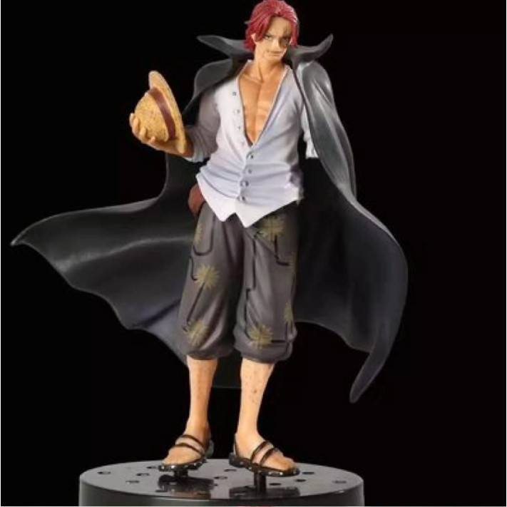 (Hết hàng) Mô hình Figue One Piece Tứ hoàng Shanks tóc đỏ Full box 18Cm