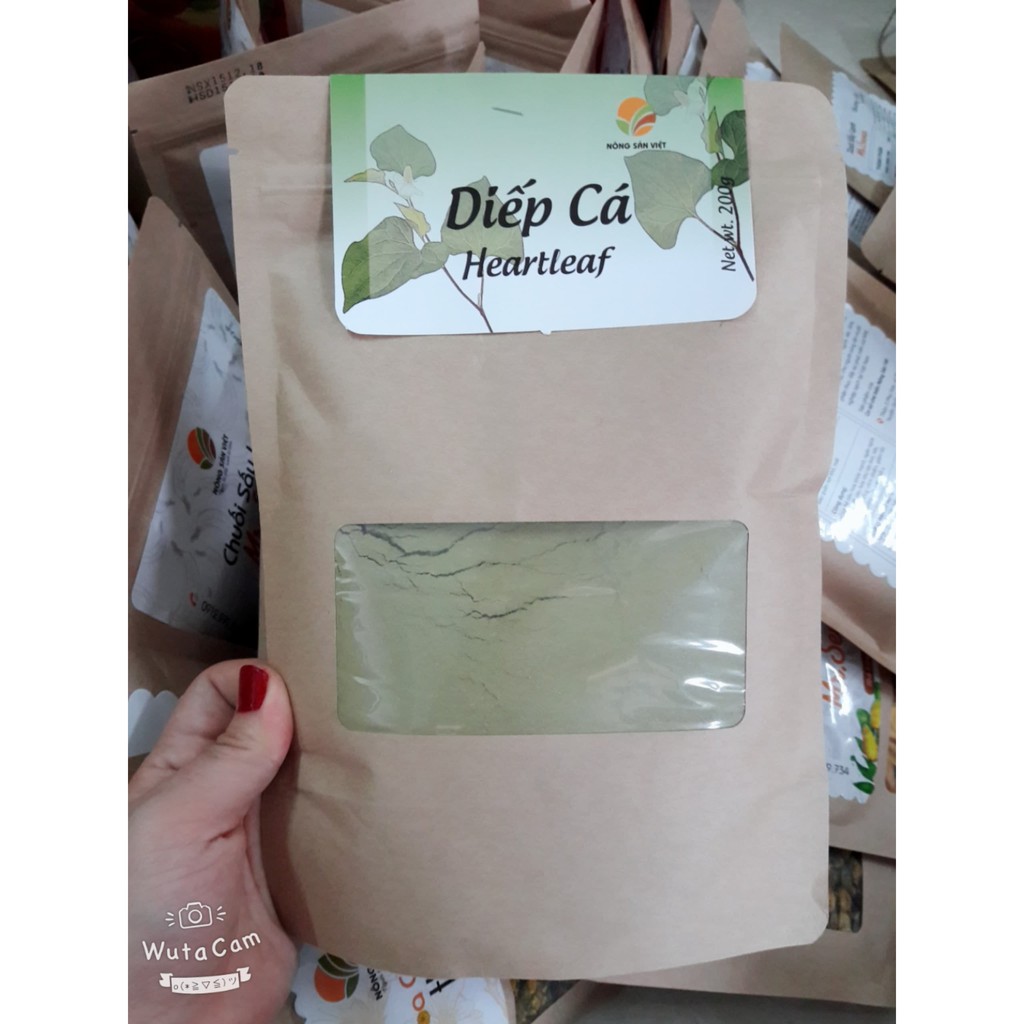 Bột diếp cá sấy lạnh - túi 200g