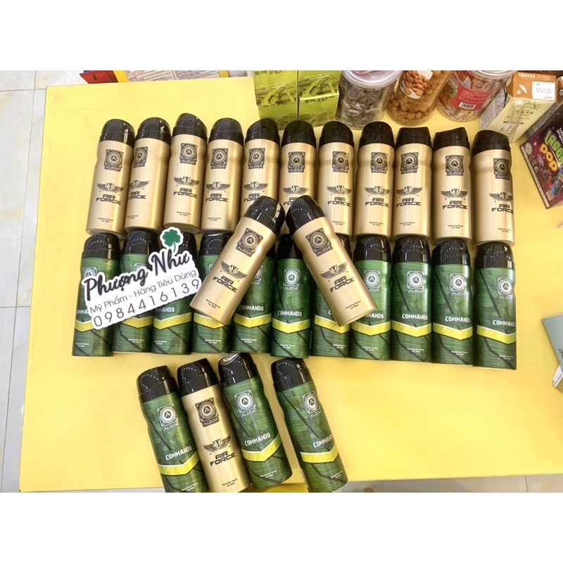 Xịt ngăn mùi hương nước hoa Aleda For Men Commando 200ml