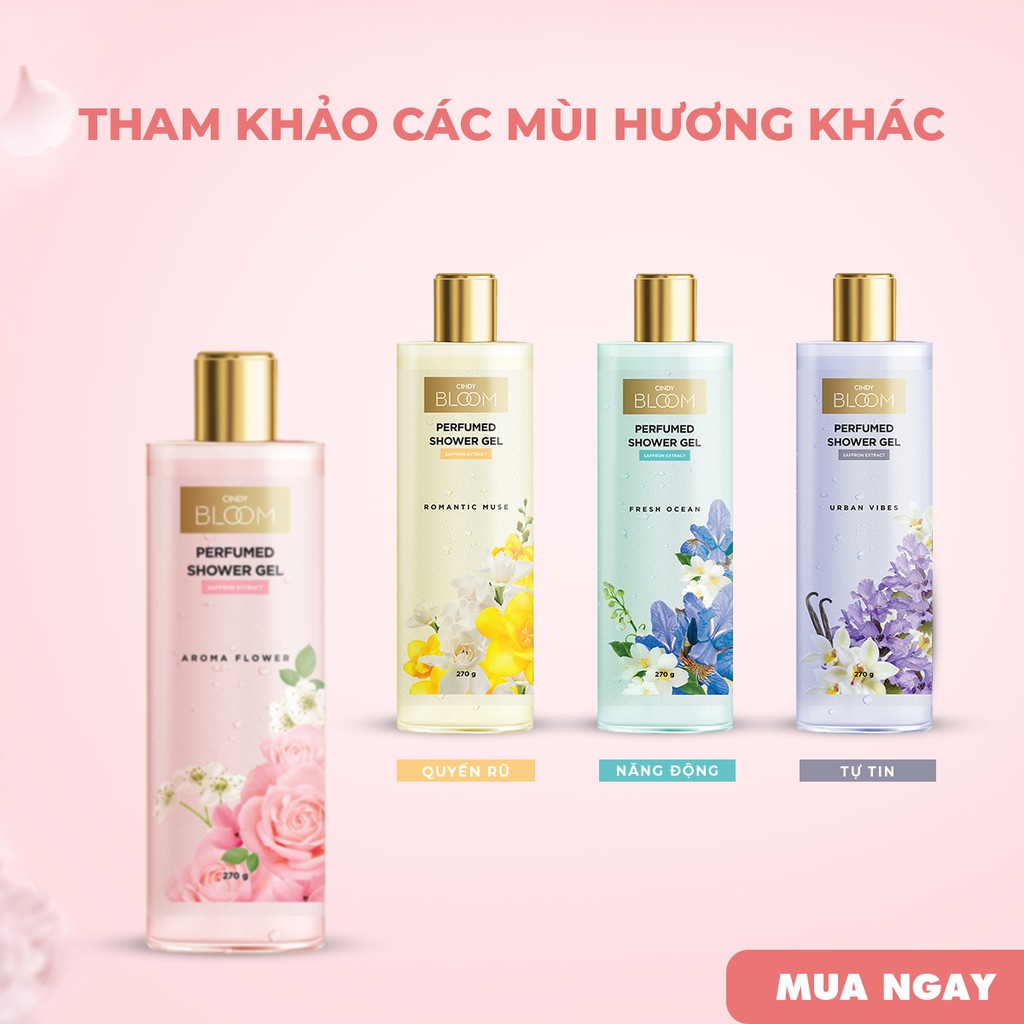 Sữa Tắm Nước Hoa Cindy Bloom Aroma Flower 270g | BigBuy360 - bigbuy360.vn