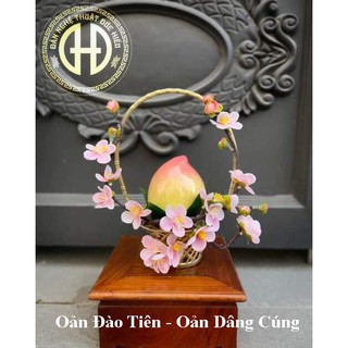 Oản Đào Tiên Hoa Đào 1 Quả - Oản Tài Lộc - Oản Đức Hiếu