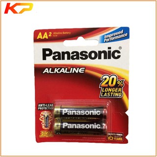 10 vỉ pin panasonic AA alkaline ( vỉ 2 viên )