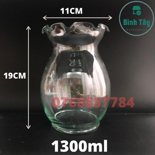 Bể thủy tinh thích hợp làm bể cá thủy tinh, bầu hồ thuỷ sinh chậu, cây cảnh thuỷ tinh chậu cây thủy tinh MiLan ML-BDBL21