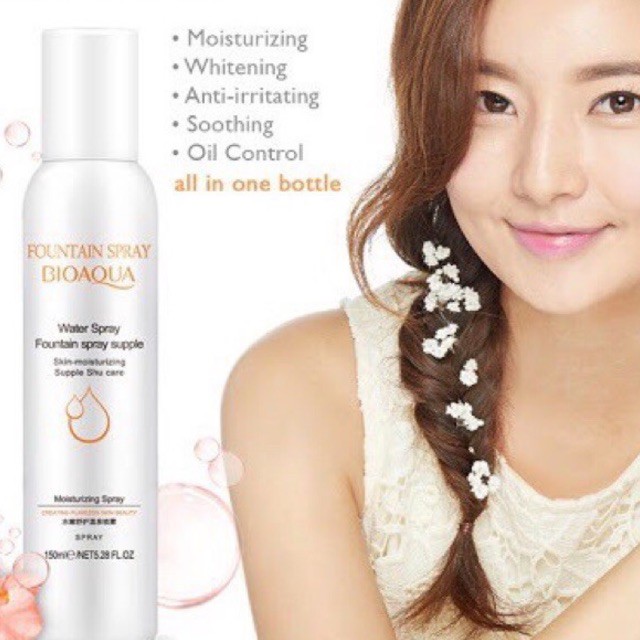 Xịt khoáng dưỡng ẩm kiểm soát dầu Bioqua 150ml | BigBuy360 - bigbuy360.vn