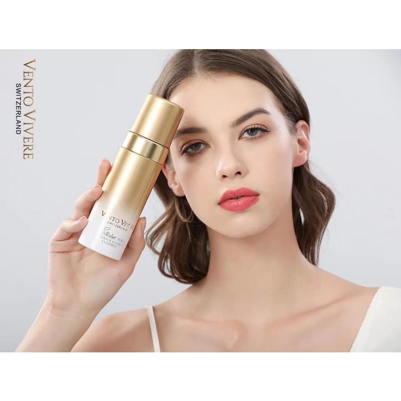 Sữa rửa mặt vento dưỡng da,trắng da tự nhiên Vento Vivere Cellular Swiss Radiance Foaming Cleanser 150ml- Út store