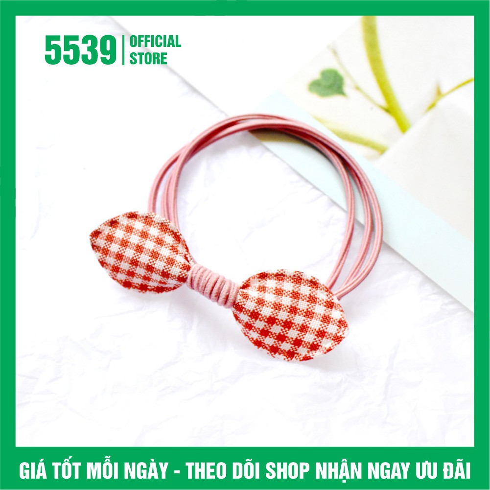 Dây cột tóc hàn quốc hình nơ dễ thương nhiều màu thích hợp mọi lứa tuổi - Shop 5539