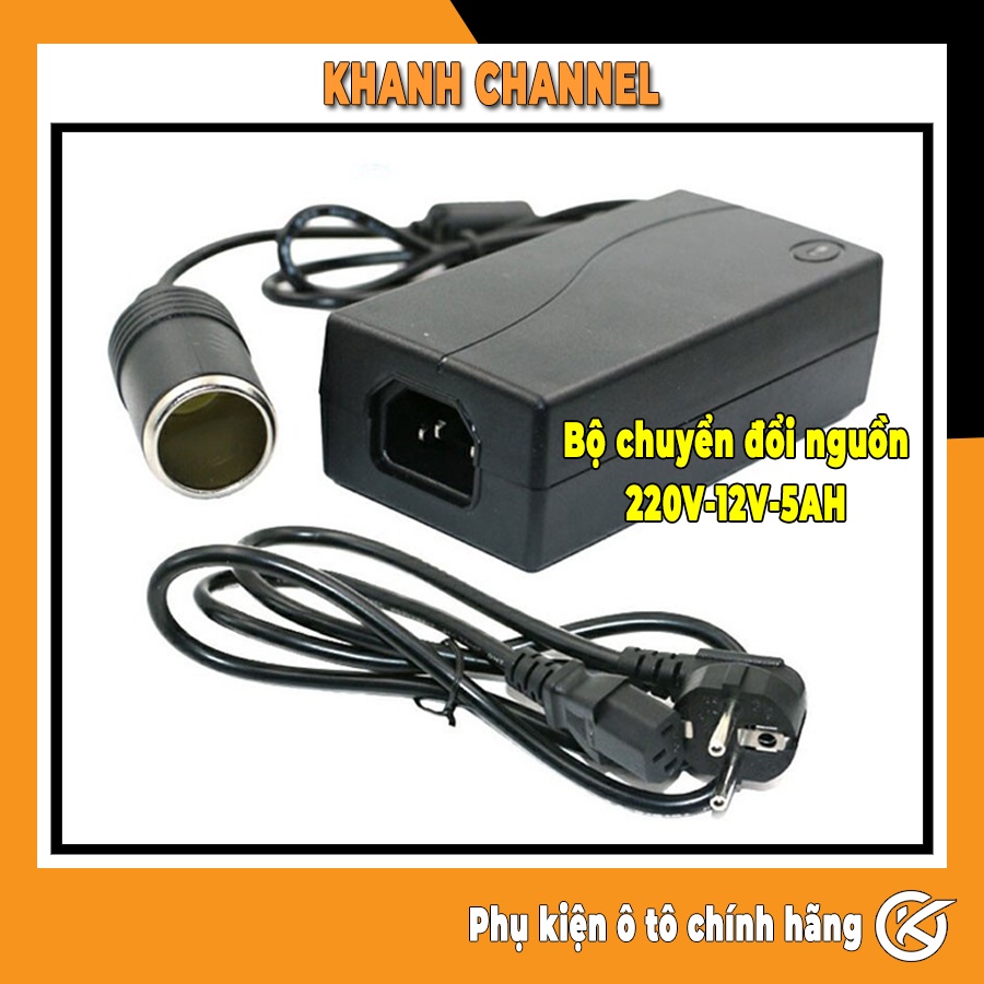 Bộ chuyển đổi nguồn 220V-12V-5AH cho thiết bị điện 12V