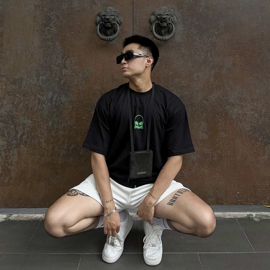 Áo thun Unisex Daygers basic ALIEN - Áo phông nam nữ cotton 2 chiều dày dặn - Local brand chính hãng