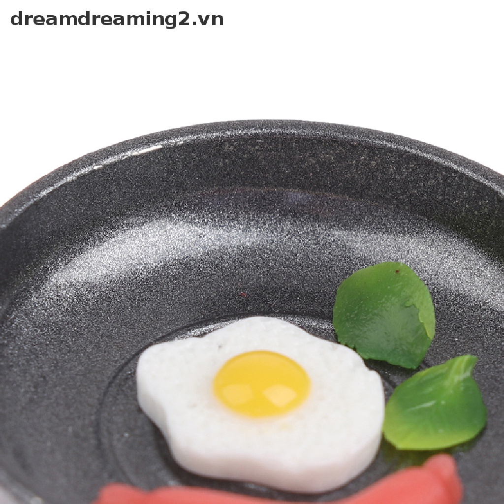 Mô Hình Chảo Chiên Trứng Tỉ Lệ 1: 12 Trang Trí Nhà Búp Bê