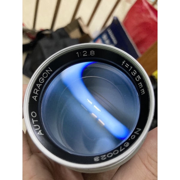 Ống kính Lens Auto Aragon 135mm f2.8 ngàm M42 dùng cho pentax spotmatic praktica fujica