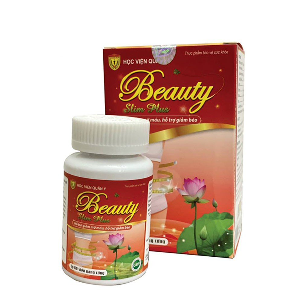 Giảm cân đẹp da Beauty Slim Plus Học Viện Quân Y 60 viên mẫu mới