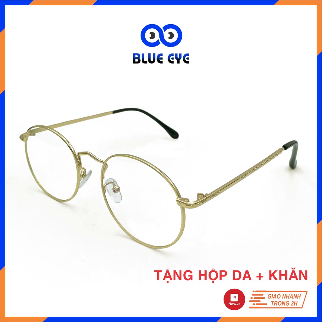 Kính mắt kim loại mắt tròn nam nữ - Gọng kính thời trang