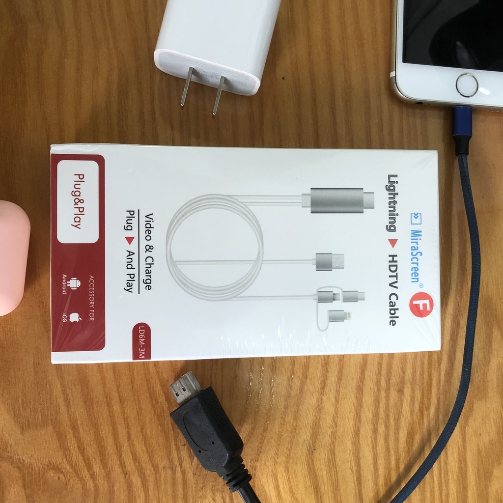 Dây Cáp ĐT Kết Nối HDMI ,Type-C,Mirco USB. Dành cho cả android và IOS