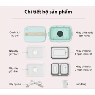 Hộp cơm cắm điện Bear DFH-B12E1