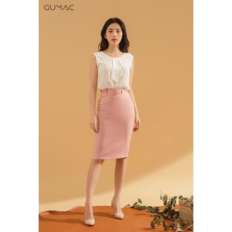 [Mã WABRGUSBD2 giảm 10% tối đa 50k đơn từ 250k] Chân váy phối phụ kiện VA729 GUMAC | BigBuy360 - bigbuy360.vn