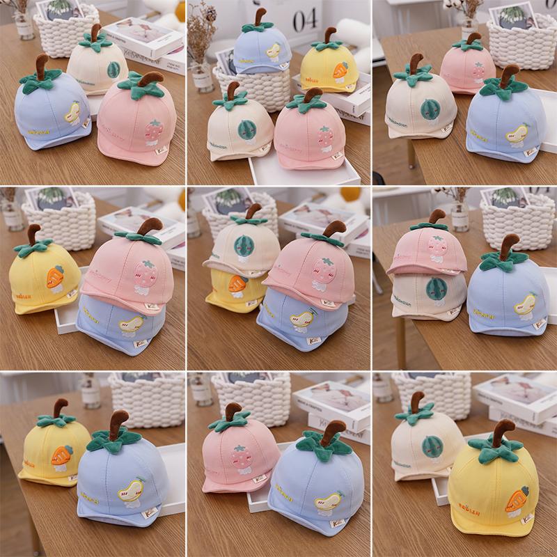 Mũ tai bèo họa tiết tráI cây dễ thương cho bé