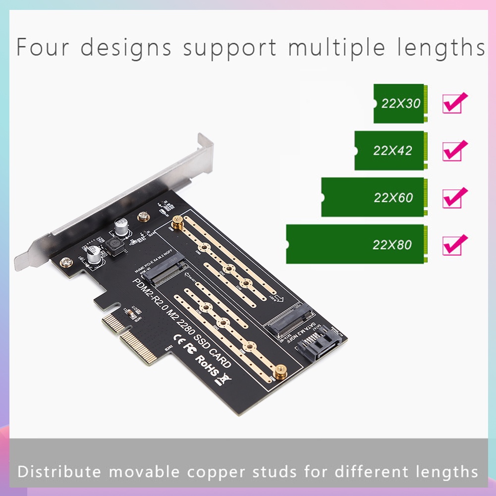 Thẻ chuyển đổi mở rộng M.2 NVME sang PCIE SSD sang PCI-E 3.0 X4 SATA | BigBuy360 - bigbuy360.vn