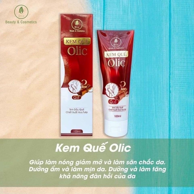 kem tan mỡ lạnh Olic quế hồi Chính Hãng 100ml