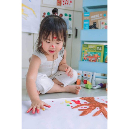 Màu vẽ bàn tay Mideer- finger paint cho bé yêu sáng tạo