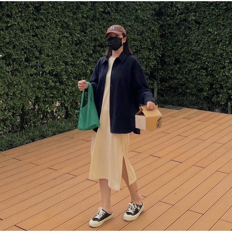 Sơ mi nữ oversized chất kate thoáng nhẹ