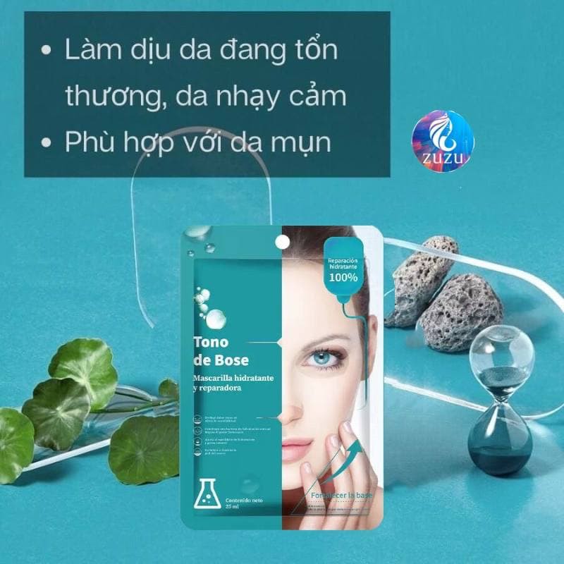 [HOT] Mặt nạ giấy cấp ẩm, dưỡng trắng, làm dịu da, loại bỏ bã nhờn và cung cấp dưỡng chất cho da