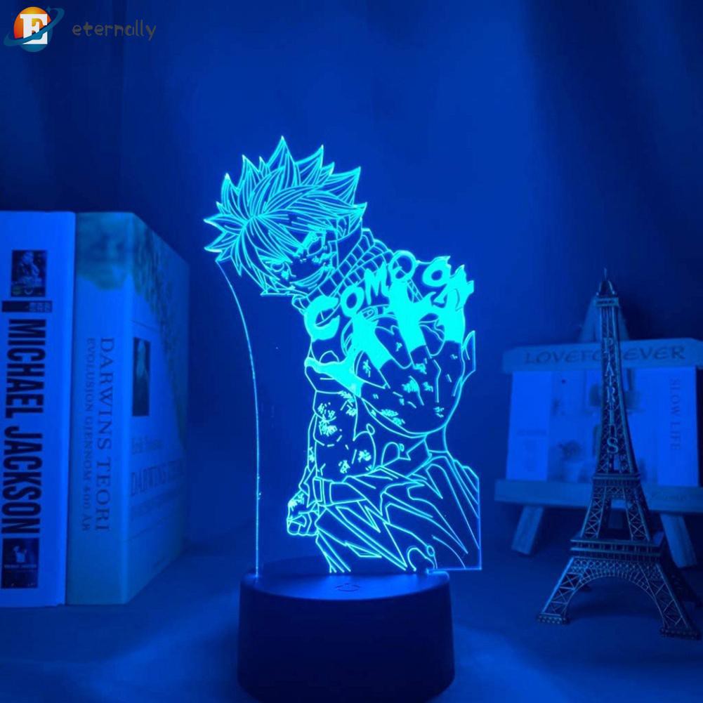 Đèn Ngủ Led 3d Hình Nhân Vật Anime Có Điều Khiển Từ Xa