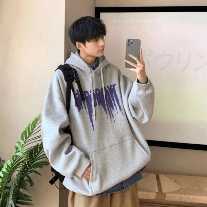 Áo hoodie In Chữ Phong Cách Nhật Bản Thời Trang Cao Cấp Dành Cho Nam M-5XL