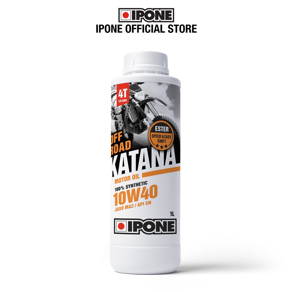 Nhớt xe mô tô và xe máy địa hình 4T tổng hợp Ipone Katana Off-Road