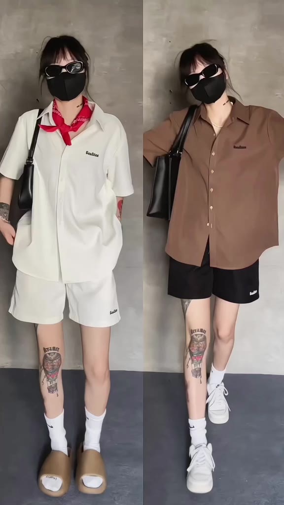 Áo Sơ Mi Ngắn Tay Dáng Rộng Basic/REALITEE BASIC T-SHIRT | BigBuy360 - bigbuy360.vn