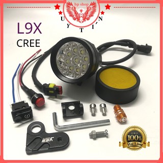 ĐÈN TRỢ SÁNG L9X CREE - FULL PHỤ KIỆN-BẢO HÀNH 6 THÁNG-SIÊU SÁNG LẮP ĐƯỢC CÁC LOẠI XE