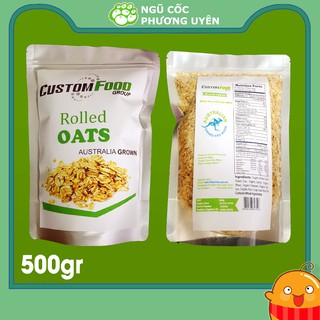 500g hạt yến mạch Úc cán mỏng