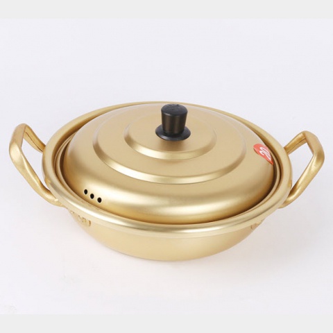 Nồi lẩu nhôm vàng Hàn Quốc HanQiao HQ002