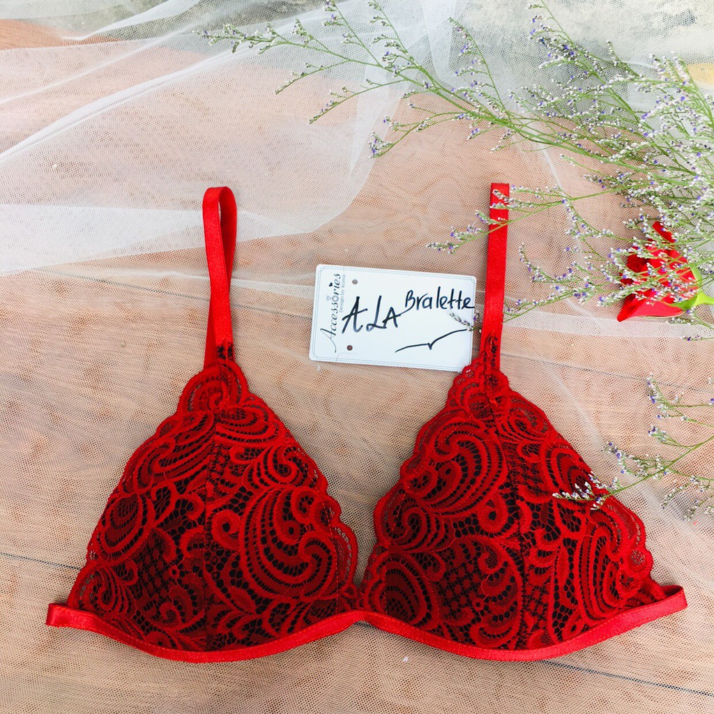 🍓Bộ Bra nữ màu trắng không gong quần dây sexy 👙