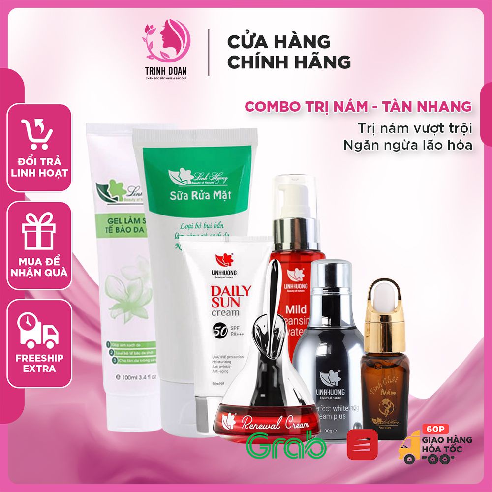 Combo Giảm Nám Tàn Nhang Linh Hương