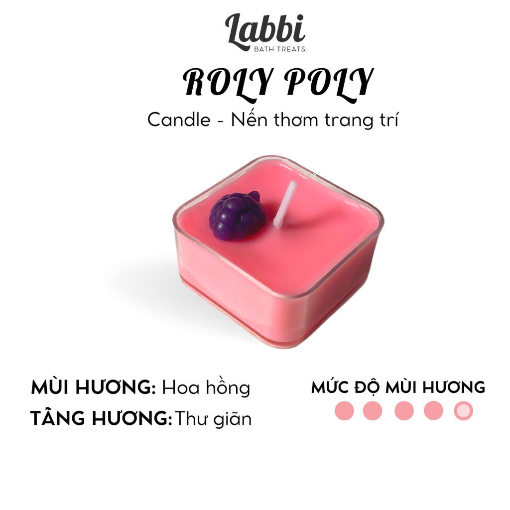 ROLY POLY CANDLE [Labbi] Nến trang trí / Candle / Nến vuông
