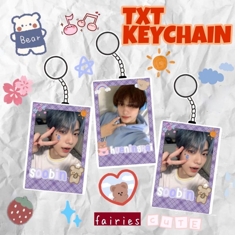 Txt Móc Khóa ACRYLIC Trong Suốt