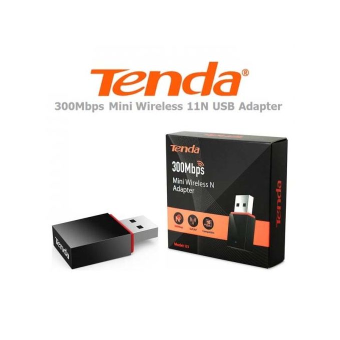 USB Wifi Tenda U3 tốc độ 300Mbps - Hàng Chính Hãng