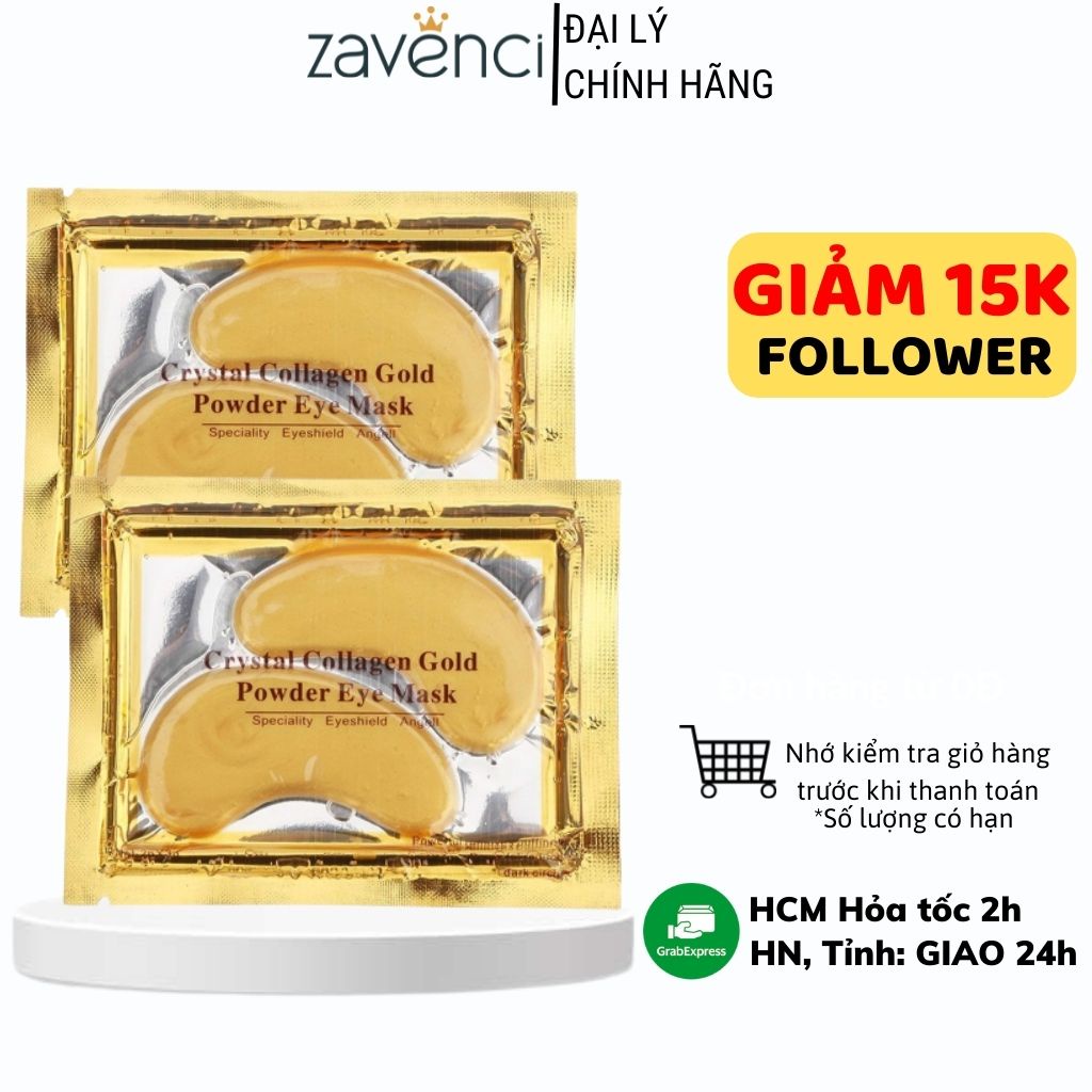 Mặt nạ mắt COLLAGEN Crystal Eyes Mask giảm quầng thâm mắt