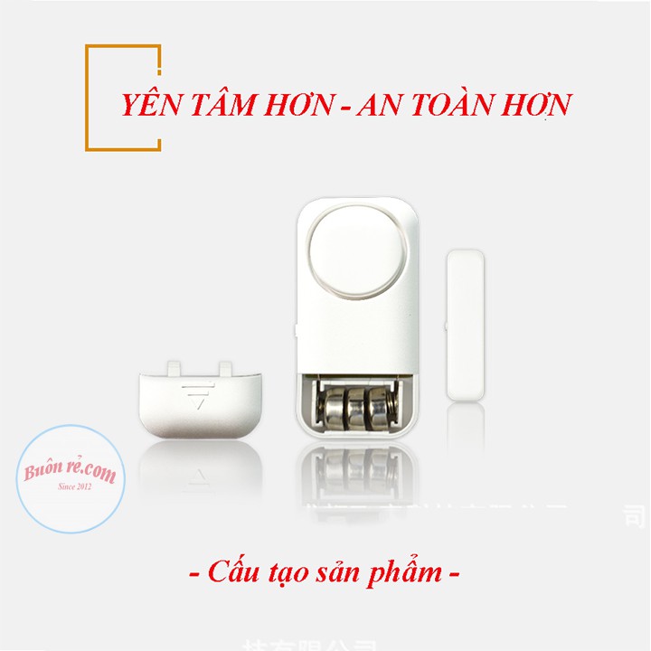 Chuông chống trộm mini gắn cửa kèm pin gắn ở cửa an toàn, thông minh 01125 Buôn Rẻ