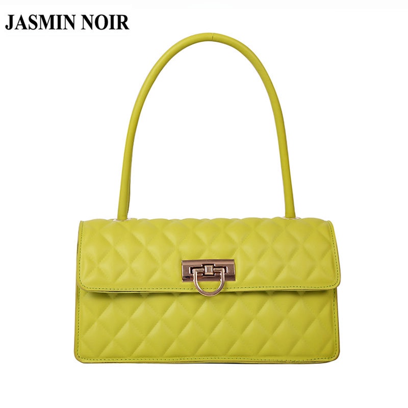 Túi Xách JASMIN NOIR Đeo Chéo Họa Tiết Kẻ Sọc Có Khóa Cài Dành Cho Nữ