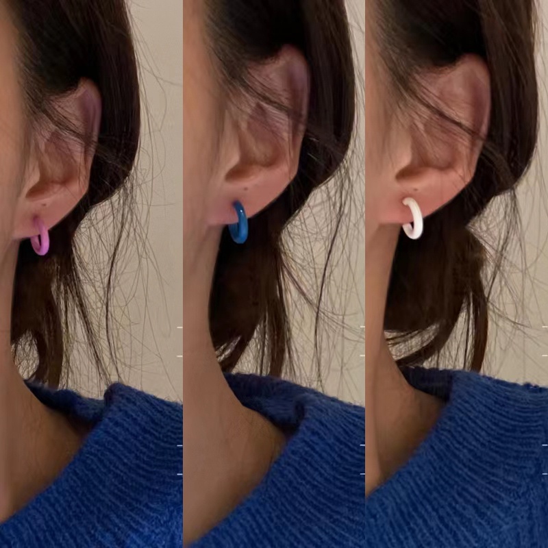 Bông Tai Mạ Bạc 925 Hình Hoa Tulip Ngọt Ngào Cho Nữ