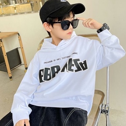 Áo khoác nỉ hoodie bé trai Con Xinh hình in AZFY,thời trang thu đông dành cho trẻ em từ 4 đến 10 tuổi