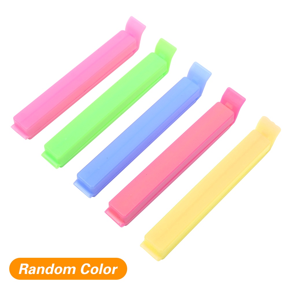 1 Kẹp Miệng Túi Thực Phẩm 11cm Màu Sắc Ngẫu Nhiên