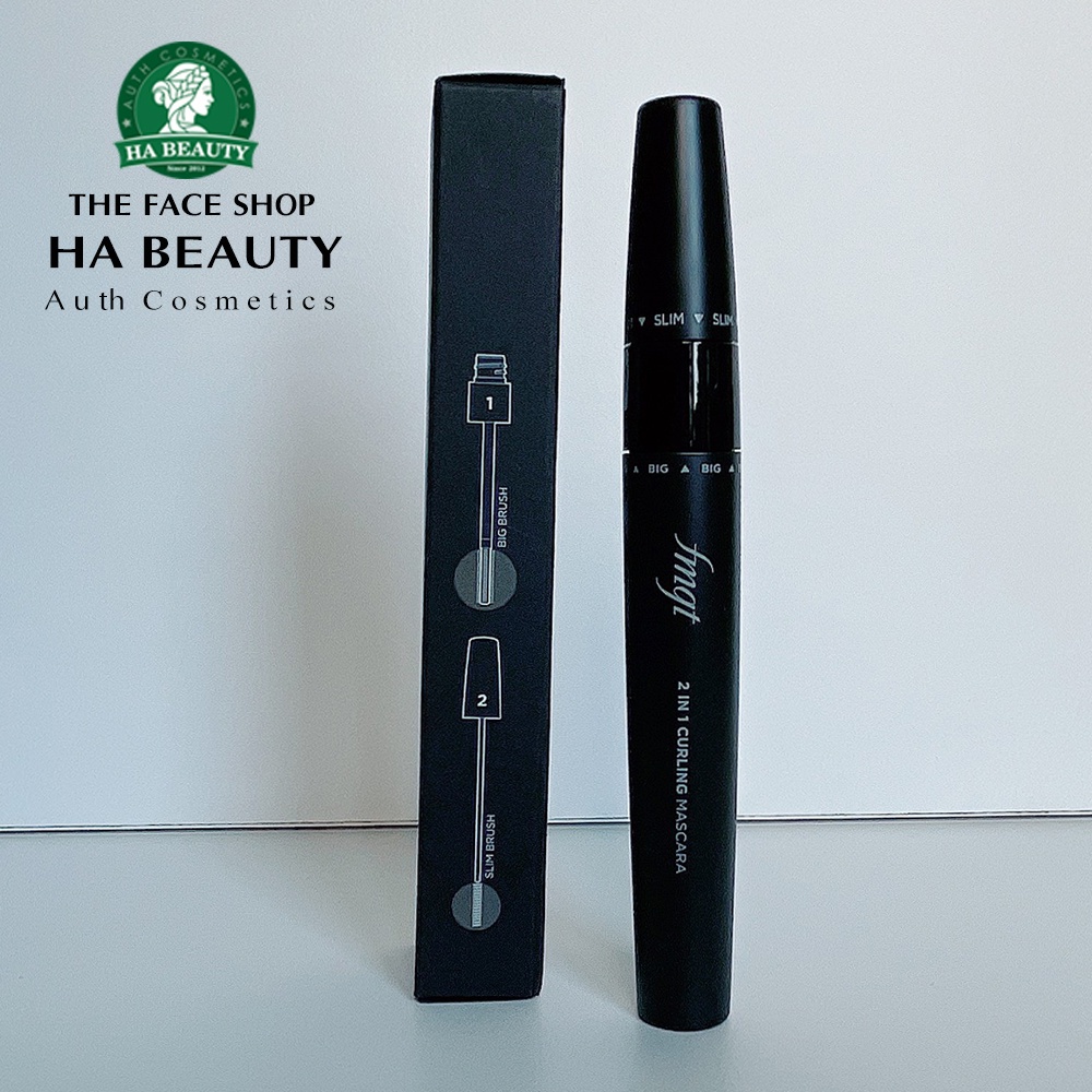 Mascara dưỡng cong mi 2 đầu The Face Shop 2 in 1 Curling Mascara 8.5g