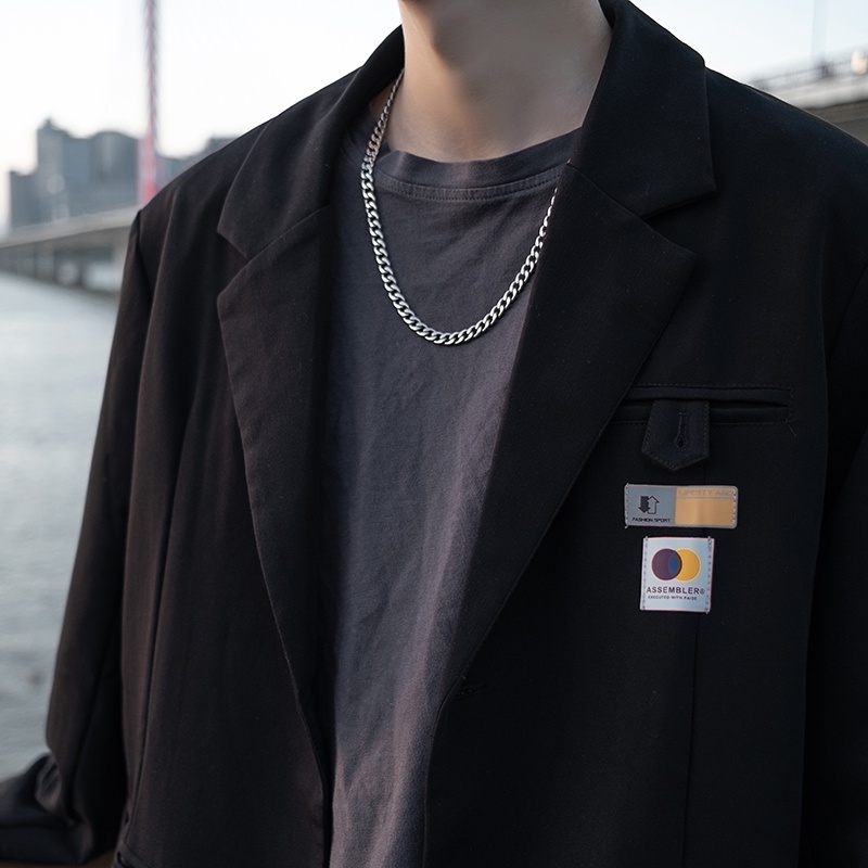 Dây Chuyền Vòng Cổ Nam Nữ Cuban Basic Chuỗi Trơn Bản - Vòng cổ chuỗi trơn Cam Accessories