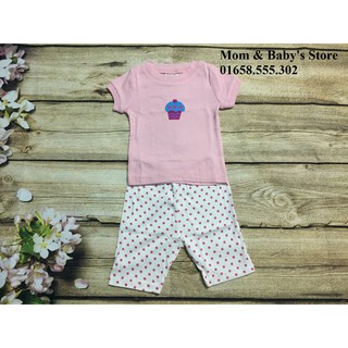 Bộ Pijama Lullaby cộc tay bé gái
