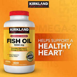 Thực phẩm bảo vệ sức khỏe Fish Oil 1000MG Kirkland (2022)