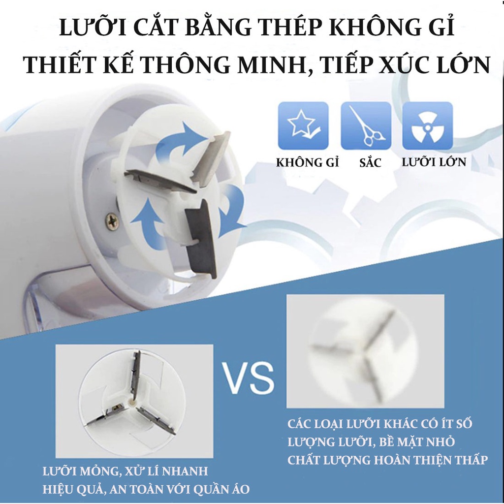 Máy Cắt Lông Xù Quần Áo Mini SOKANY SK877  Cắt Siêu Bén Lưỡi Siêu Bền Tiện Lợi - Hàng Loại 1